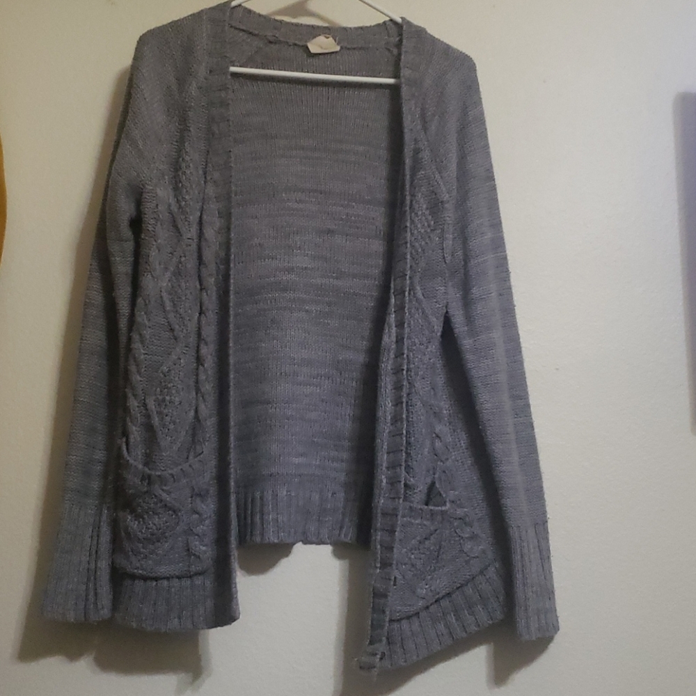 Grey knit Cardigan